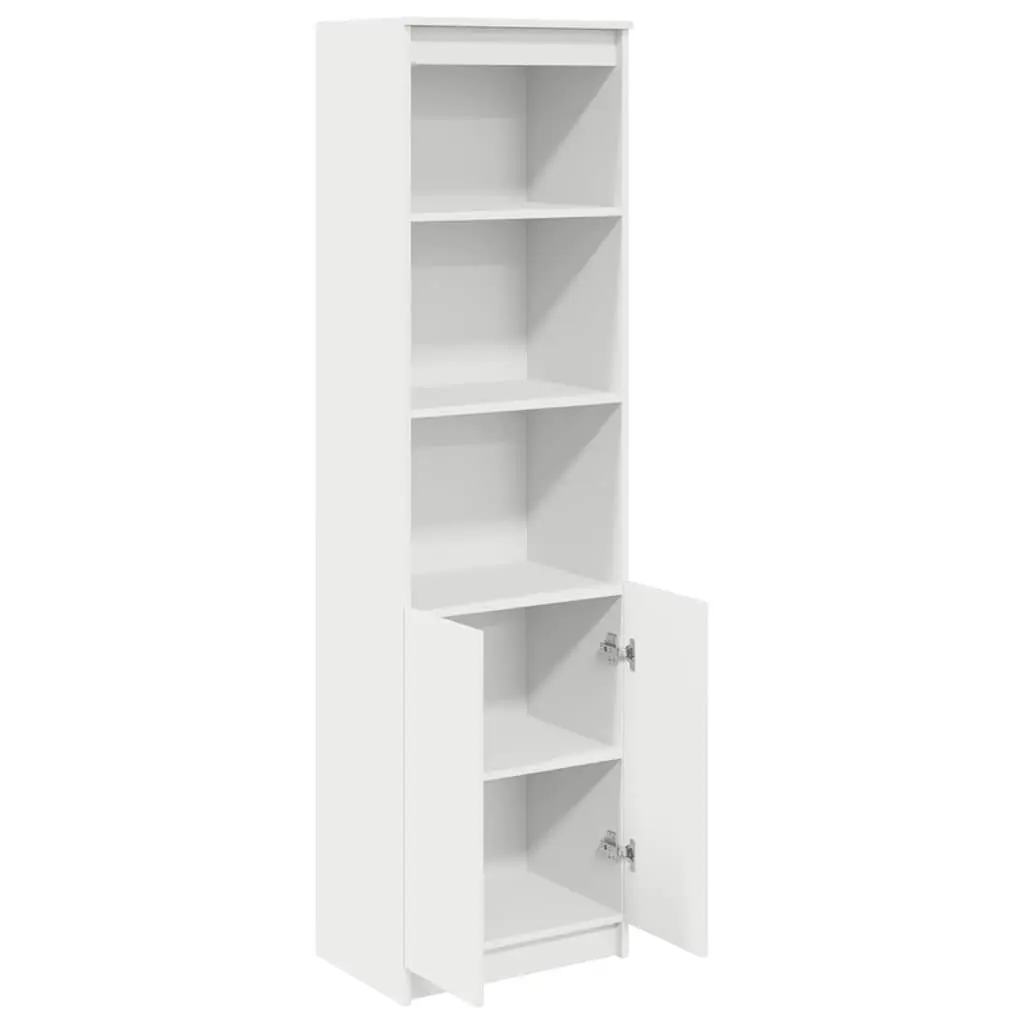 Highboard Storage Cabinet for Dining Room Bedroom Bathroom Kitchen 50x35x180cm Engineered Wood Tall Cupboard