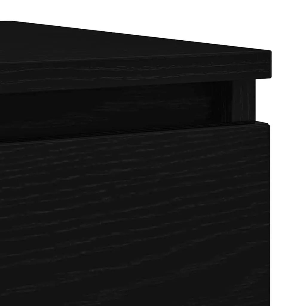 Sideboard Black 100x35x76cm Storage Cabinet Buffet Engineered Wood Furniture