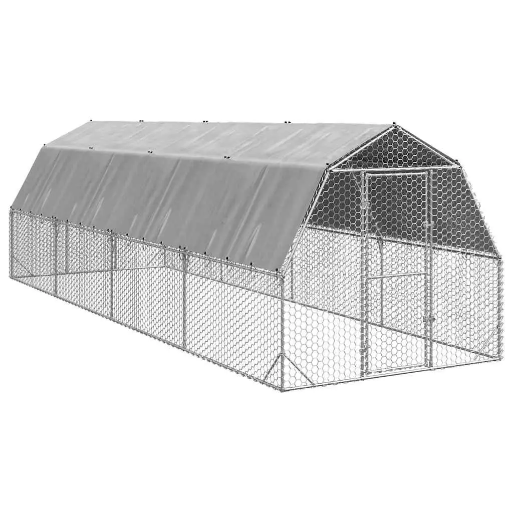 Large Walk-In Chicken Run with Roof