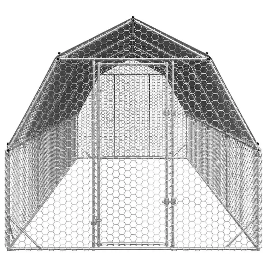 Large Walk-In Chicken Run with Roof