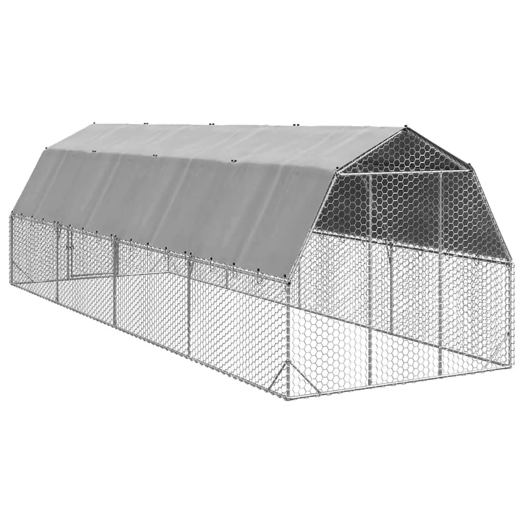 Large Walk-In Chicken Run with Roof
