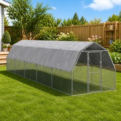 Specifications of Chicken Run with Roof 2.5x10x2.25 m