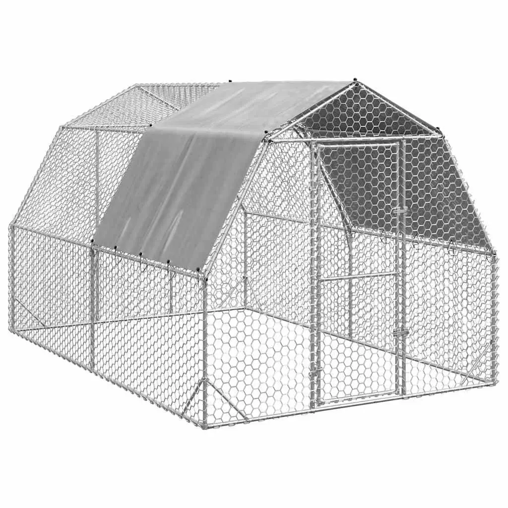 2.5x4x2.25m Chicken Run with Roof