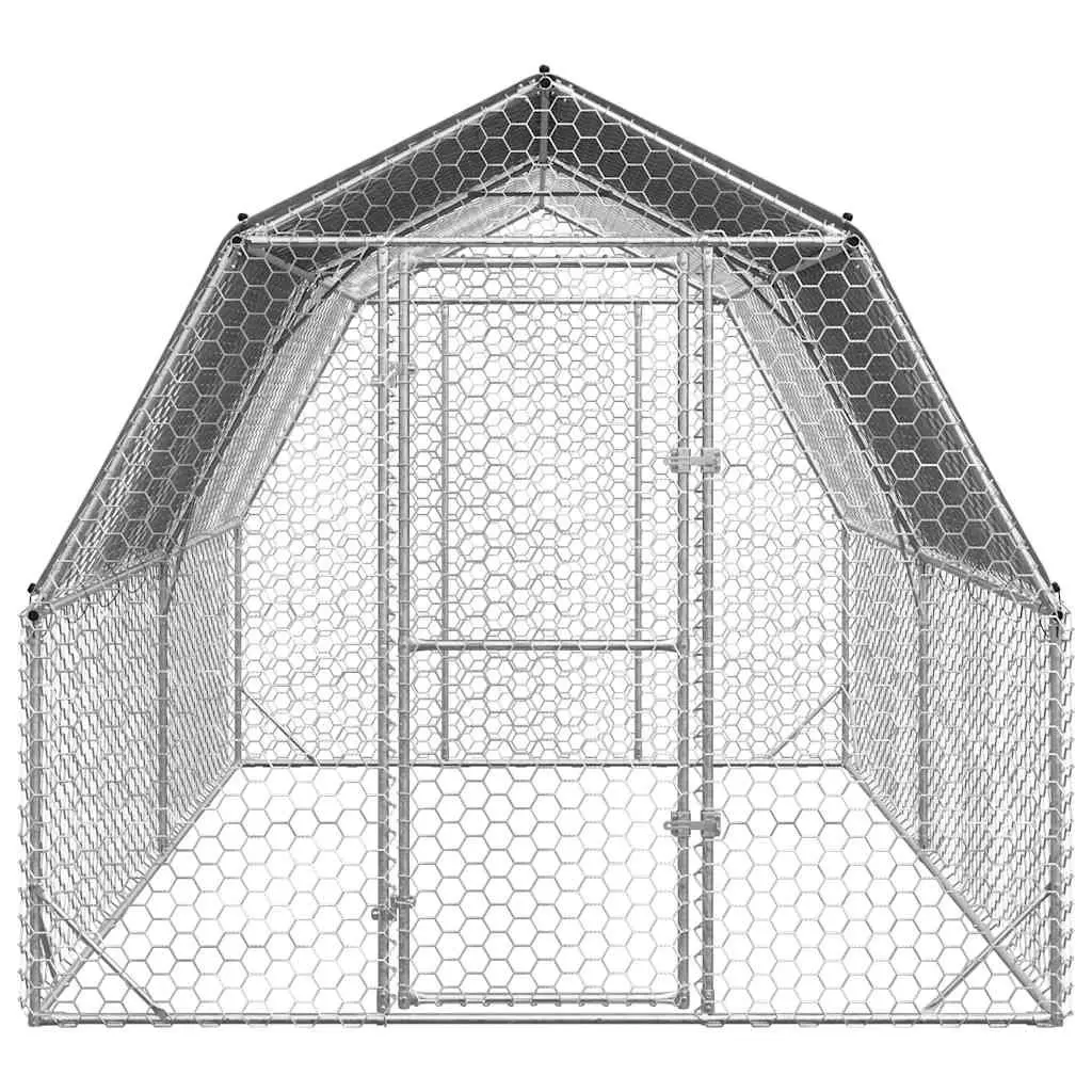 2.5x4x2.25m Chicken Run with Roof