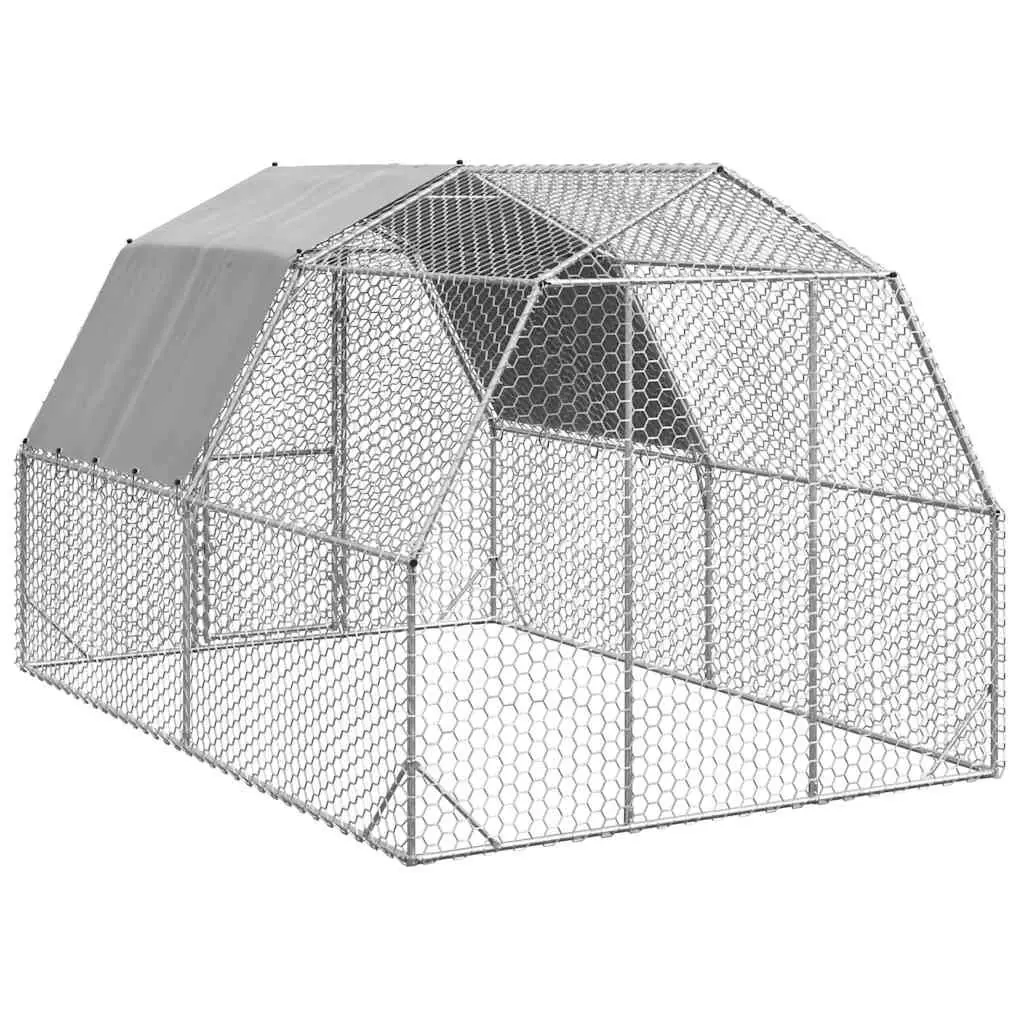 2.5x4x2.25m Chicken Run with Roof