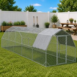 Specifications of Chicken Run with Roof 2.5x10x2.25m