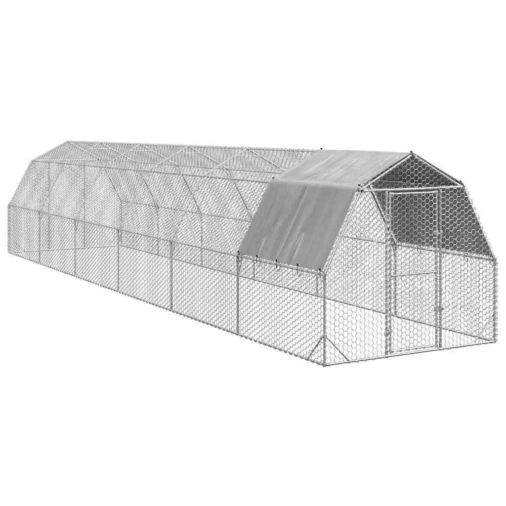 Chicken Run with Roof Enclosure