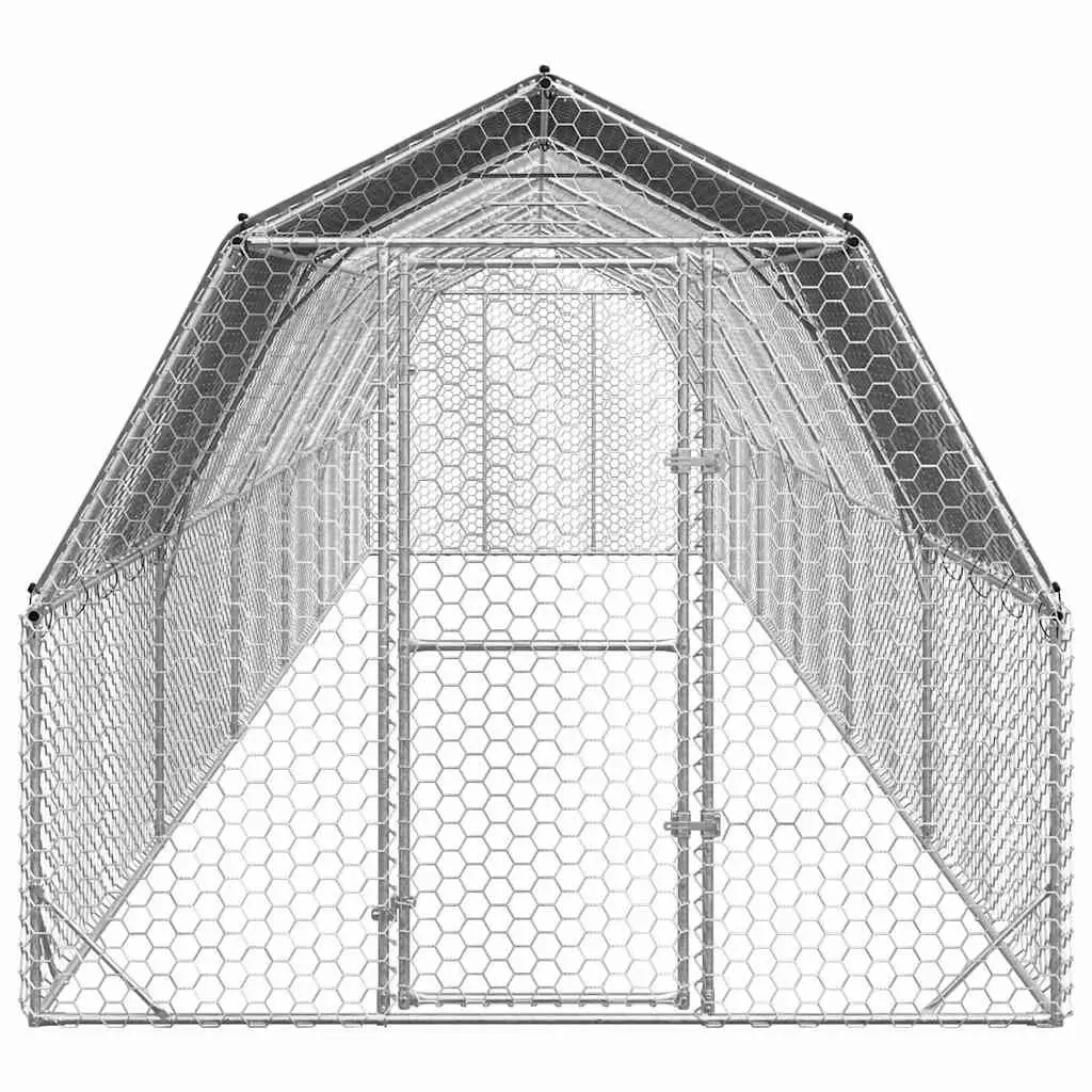 Chicken Run with Roof Enclosure