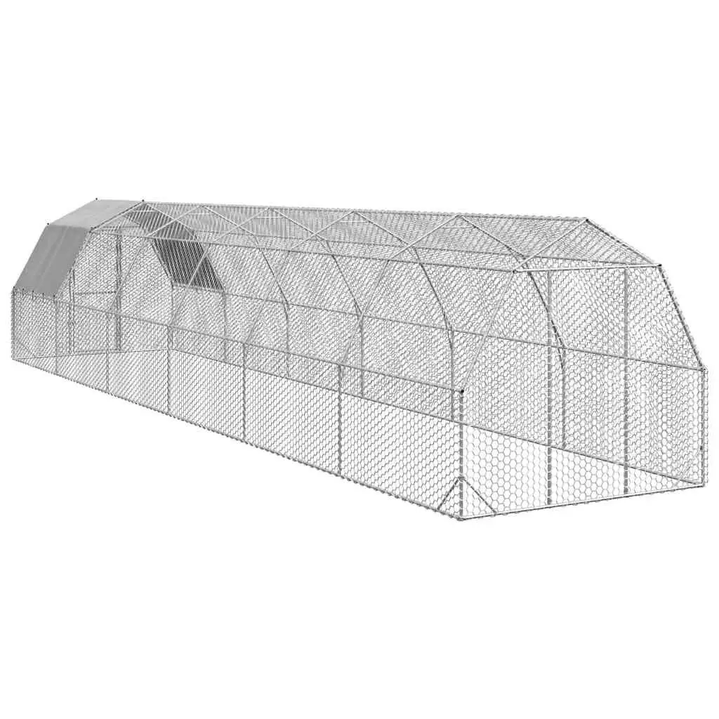 Chicken Run with Roof Enclosure