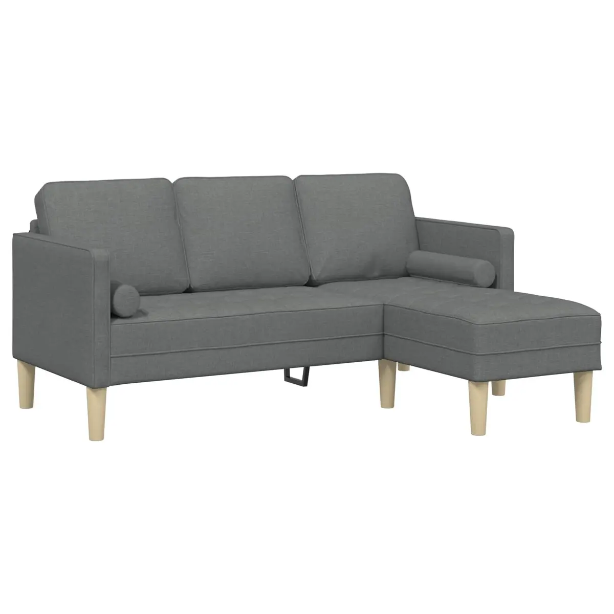 2-Piece Modular Sofa Set in Grey