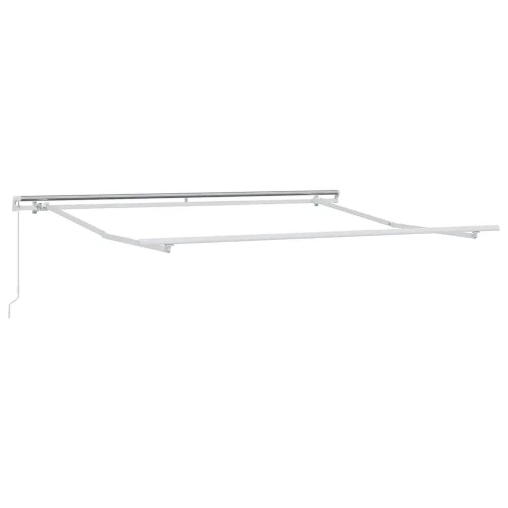 Retractable Awning Outdoor Garden Patio Shade Yellow 300 x 250 cm Manual Crank
