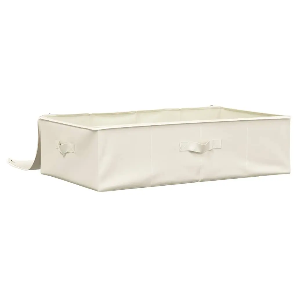 Foldable Fabric Storage Box Organiser Home Bedroom 70x40x18cm Cream
