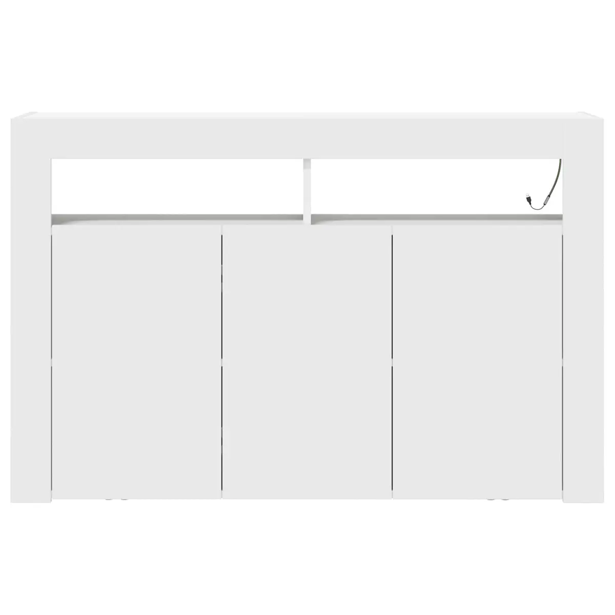 White Sideboard with RGB LED Lights