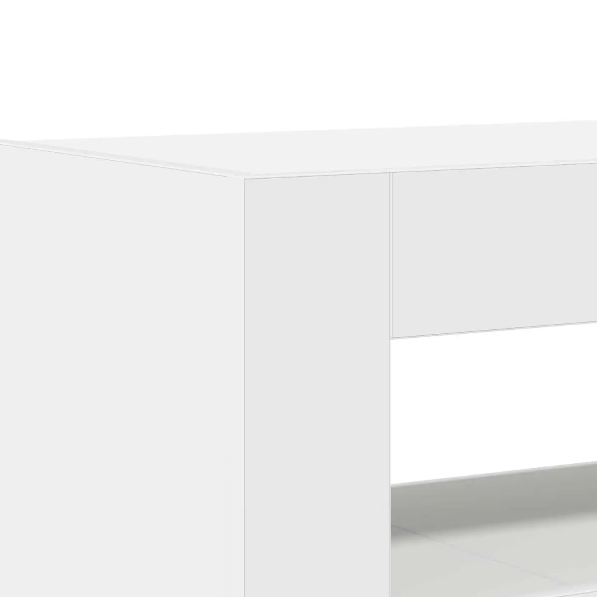 White Sideboard with RGB LED Lights