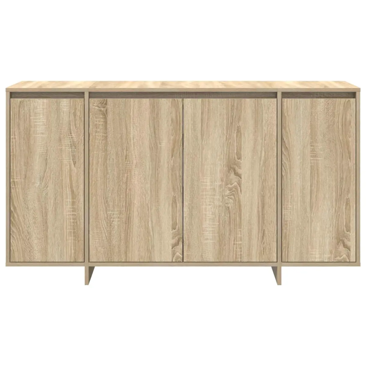 Sideboard Storage Cabinet Living Room 135cm Sonoma Oak Modern Furniture