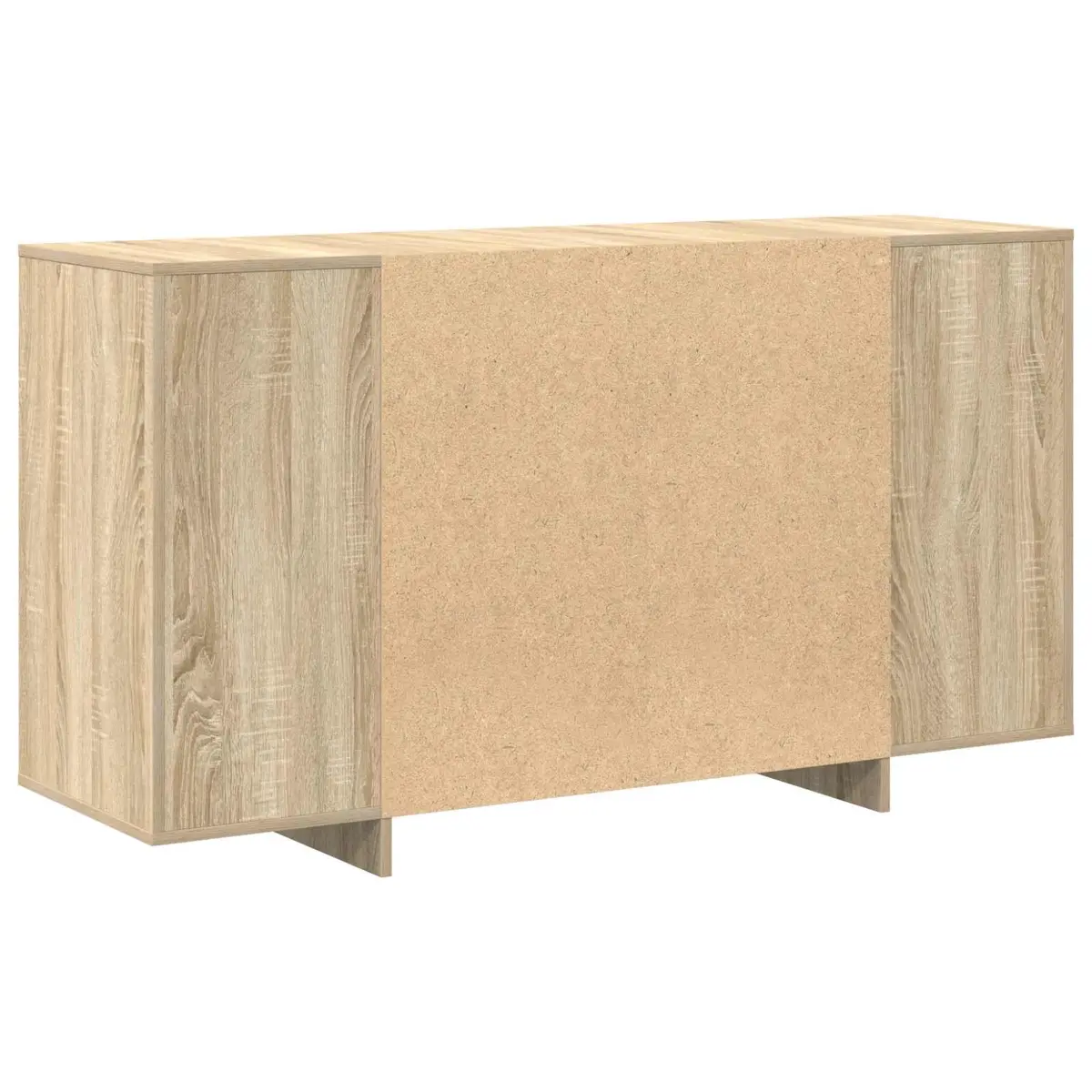 Sideboard Storage Cabinet Living Room 135cm Sonoma Oak Modern Furniture