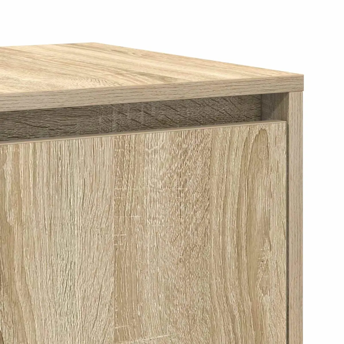 Sideboard Storage Cabinet Living Room 135cm Sonoma Oak Modern Furniture