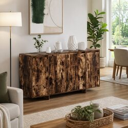 Specifications of 135cm Brown Engineered Wood Sideboard