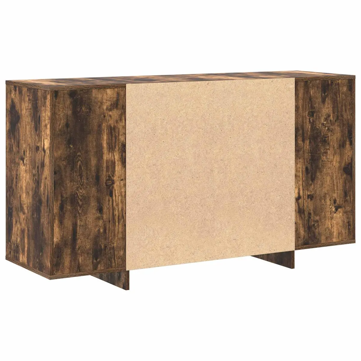 135cm Brown Engineered Wood Sideboard