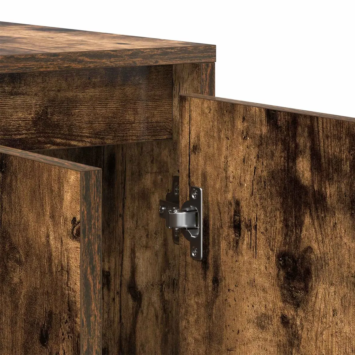 135cm Brown Engineered Wood Sideboard