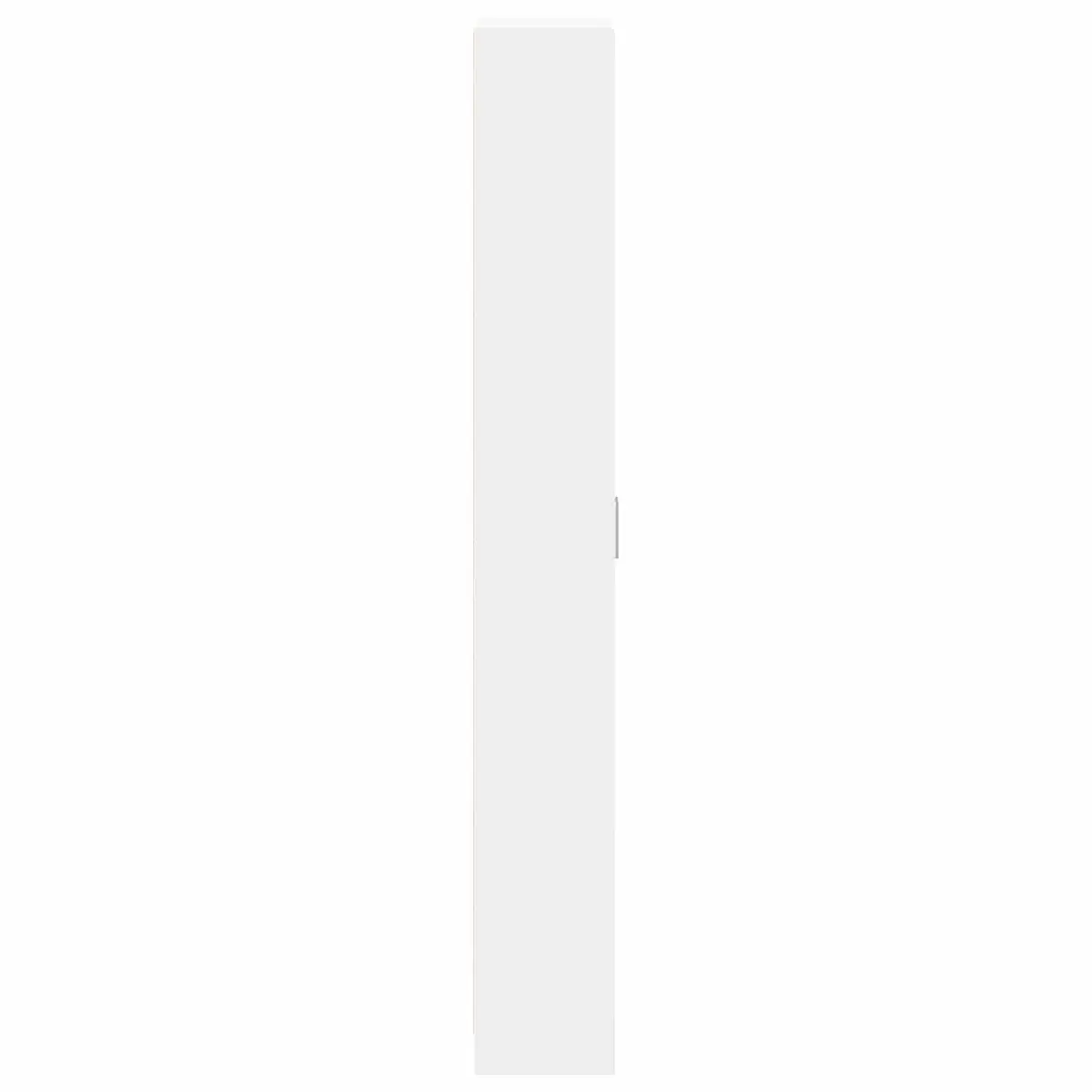White Wardrobe Storage Cabinet for Bedroom 55x25x189cm