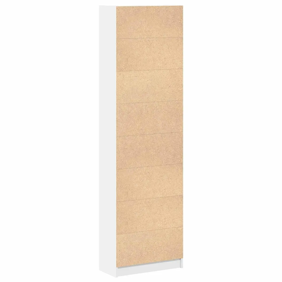 White Wardrobe Storage Cabinet for Bedroom 55x25x189cm
