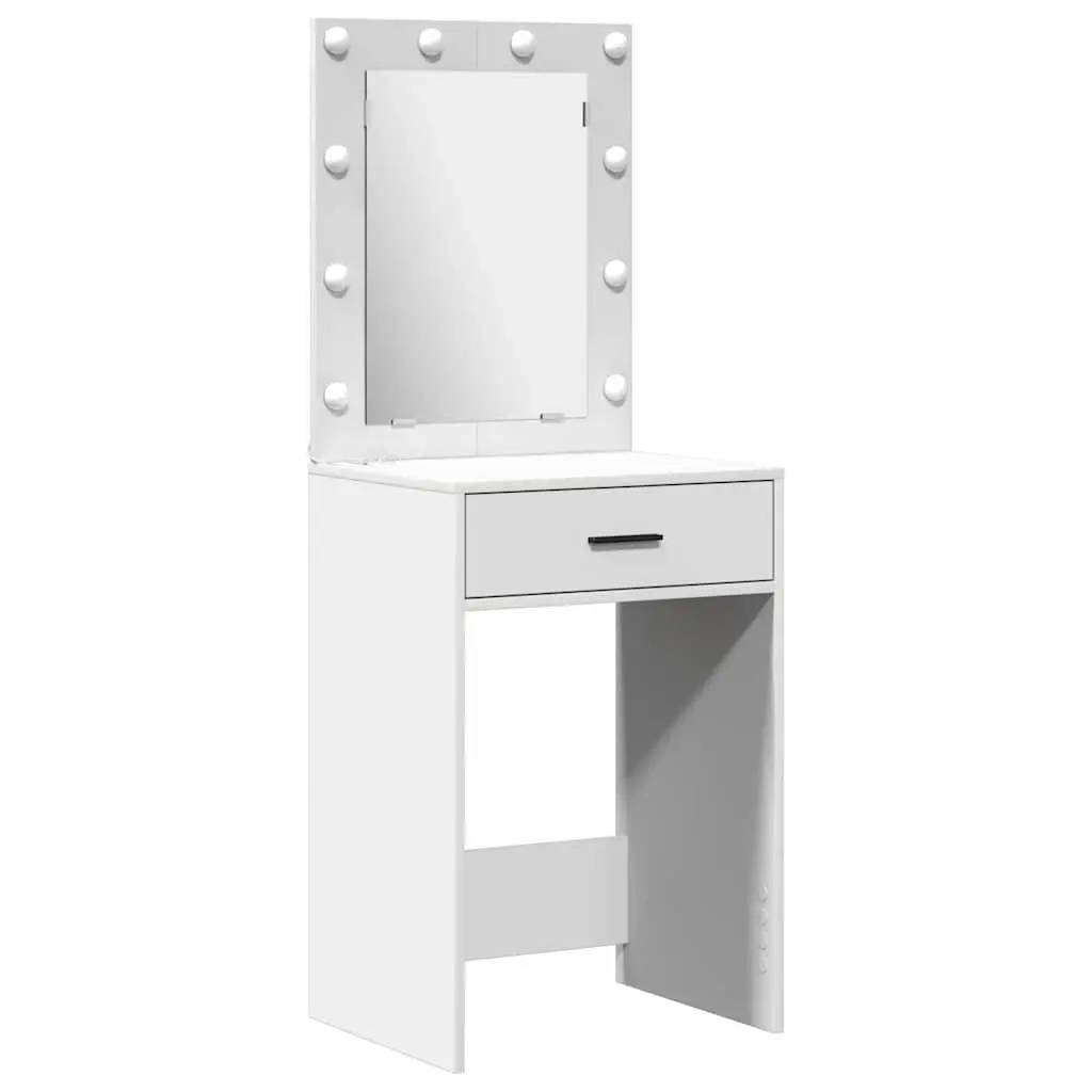 3-Piece Dressing Table with LED Mirror
