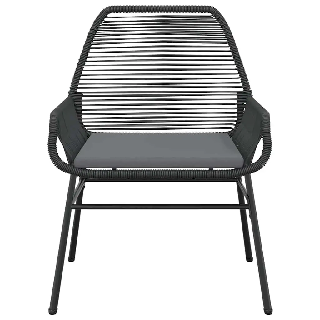 5-Piece Black Patio Dining Set