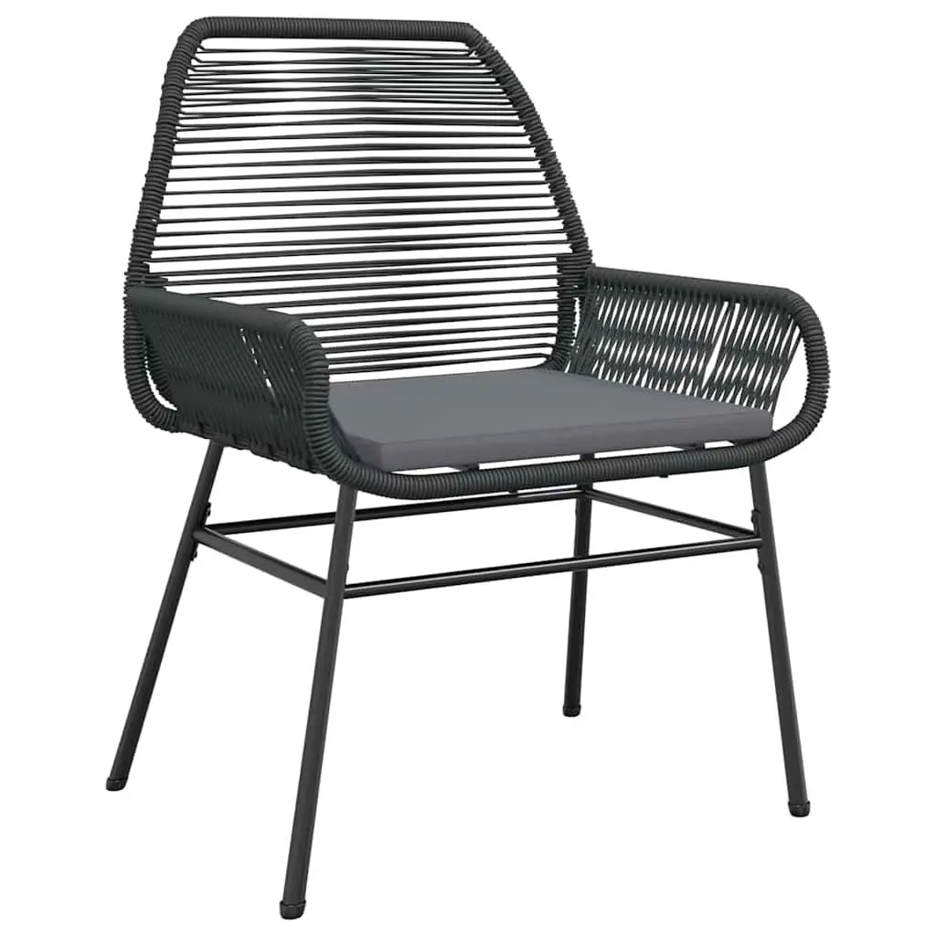 7 Piece Garden Dining Set Outdoor Furniture with Cushions Poly Rattan Glass for Patio and Backyard