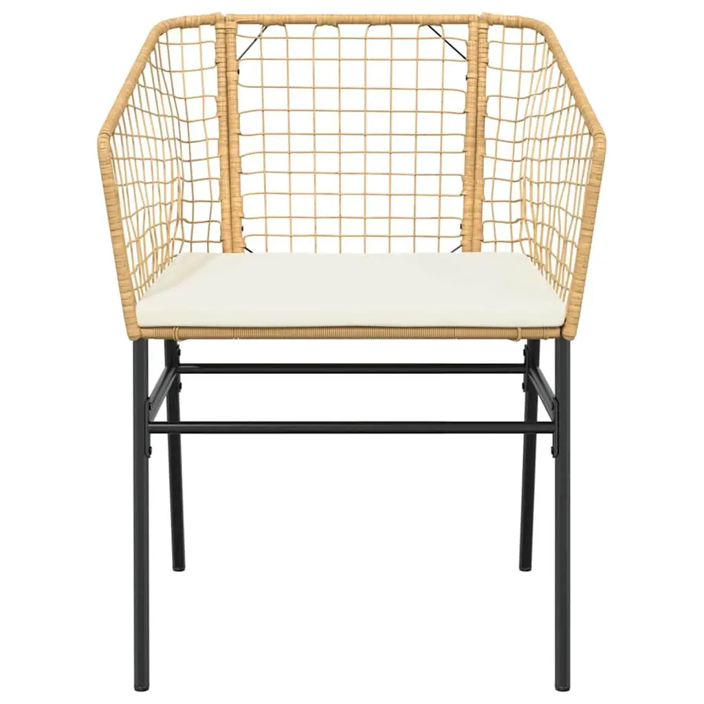 Brown Garden Dining Set Outdoor Use 5 Piece