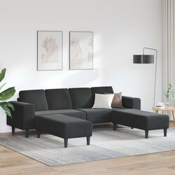 Specifications of Modern Black 3 Piece Couch Set