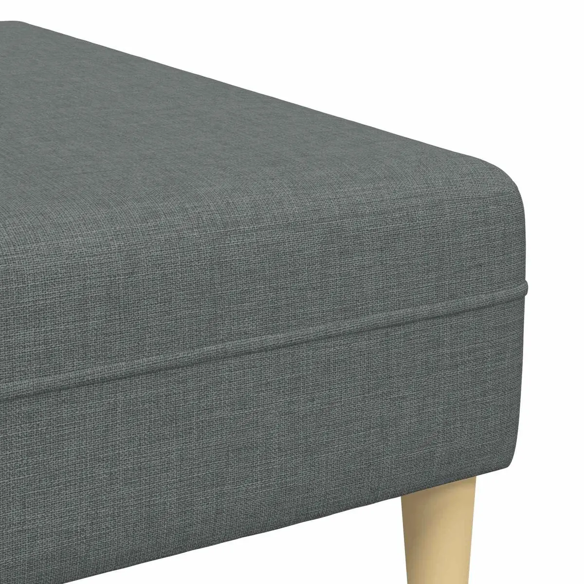 Sofa Set Living Room 3 Piece Grey Fabric