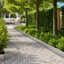 50 pcs Lawn Edging Strips - Dimensions 100 x 20 cm