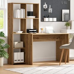 Engineered Wood Desk Dimensions: 138.5 x 55 x 143 cm