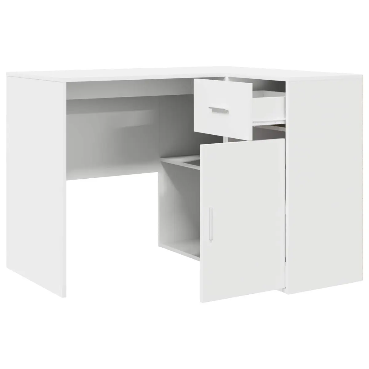 Corner Desk with Drawer for Home Office 102 x 88 x 75 cm