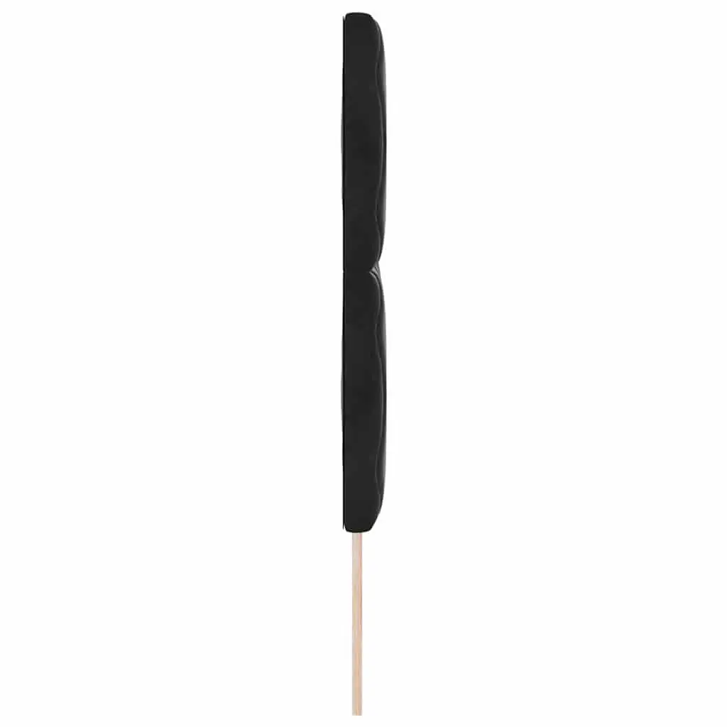 Black Velvet Headboard Bedroom 144cm Modern Upholstered Adjustable
