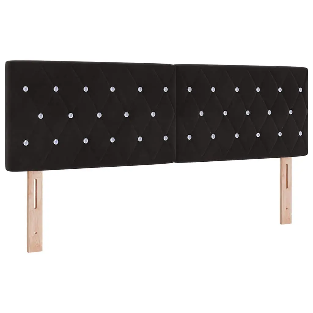 LED Headboard Bedroom 160 cm with RGB Strip Lights Adjustable Height