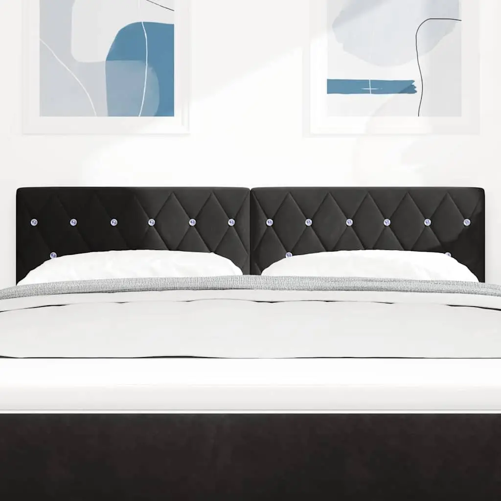 LED Headboard Bedroom 160 cm with RGB Strip Lights Adjustable Height