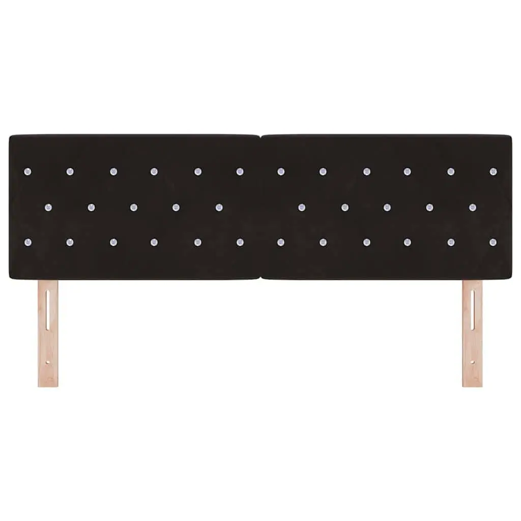 LED Headboard Bedroom 160 cm with RGB Strip Lights Adjustable Height