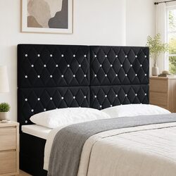 LED Headboard with RGB Strip Lights - 160cm Black Specifications