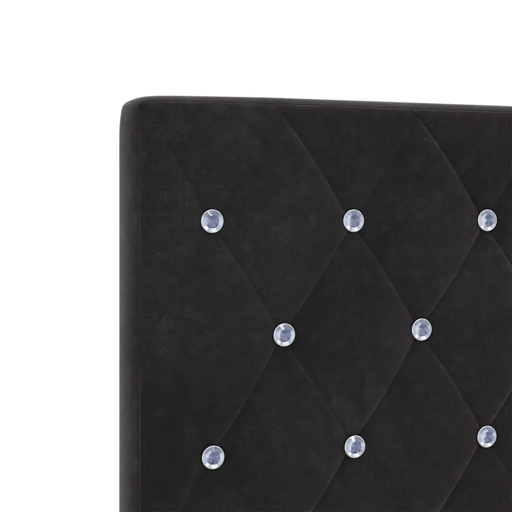 LED Headboard with RGB Strip Lights for Bedroom 160cm Adjustable Black