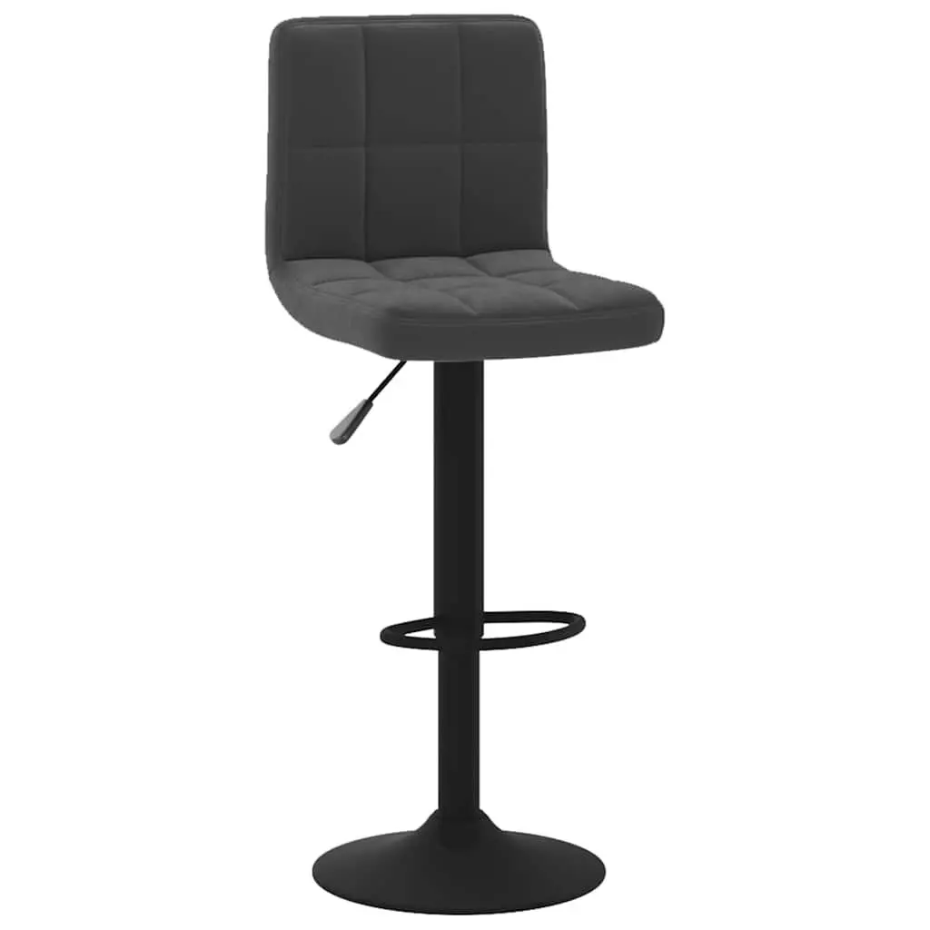 Velvet Adjustable Bar Stools (2 pcs)