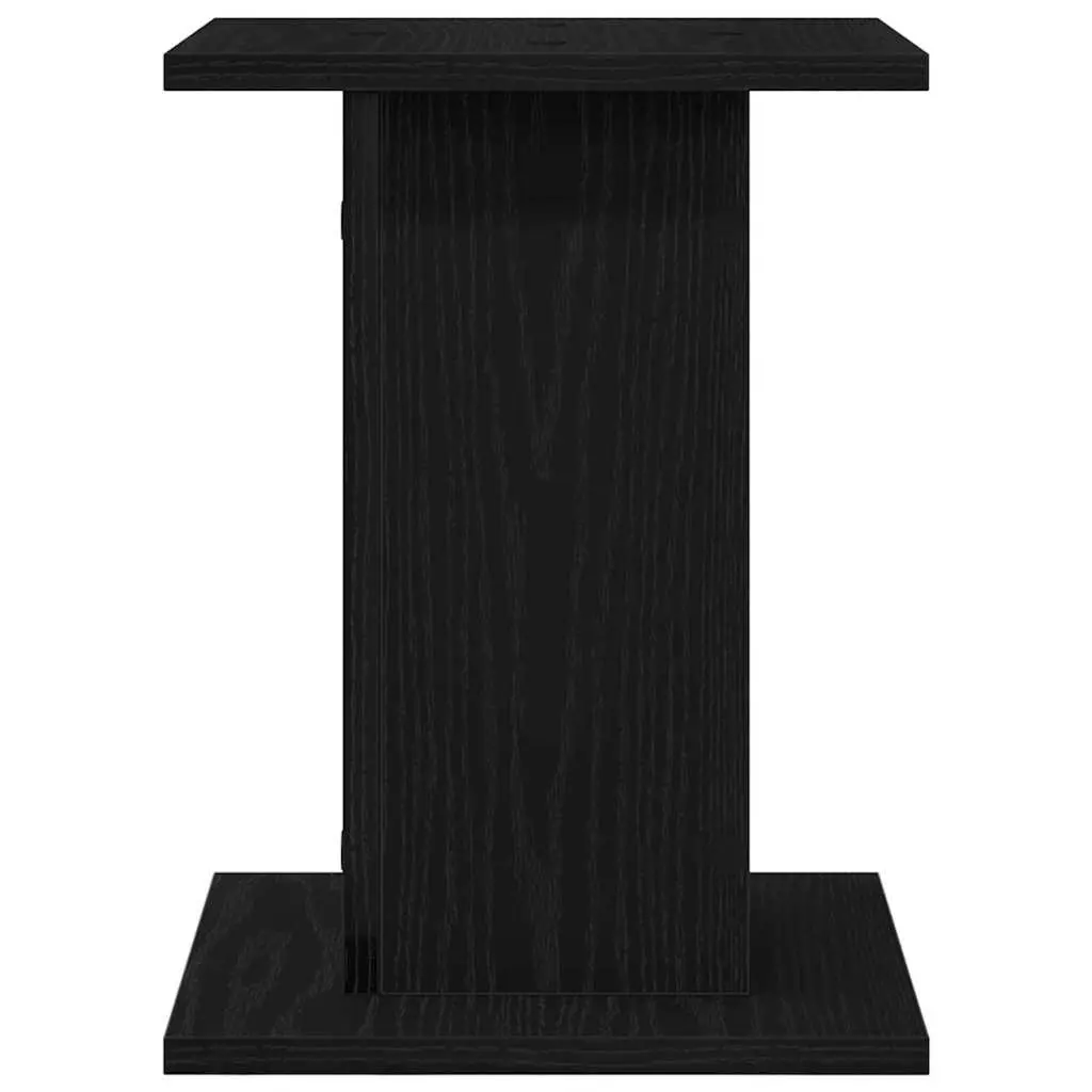 Plant Stand Indoor Outdoor 30x30x40cm Black 2 Piece Display Holder