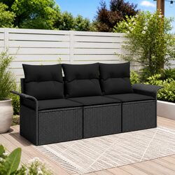Specifications of 3-Piece Black Modular Sofa Set
