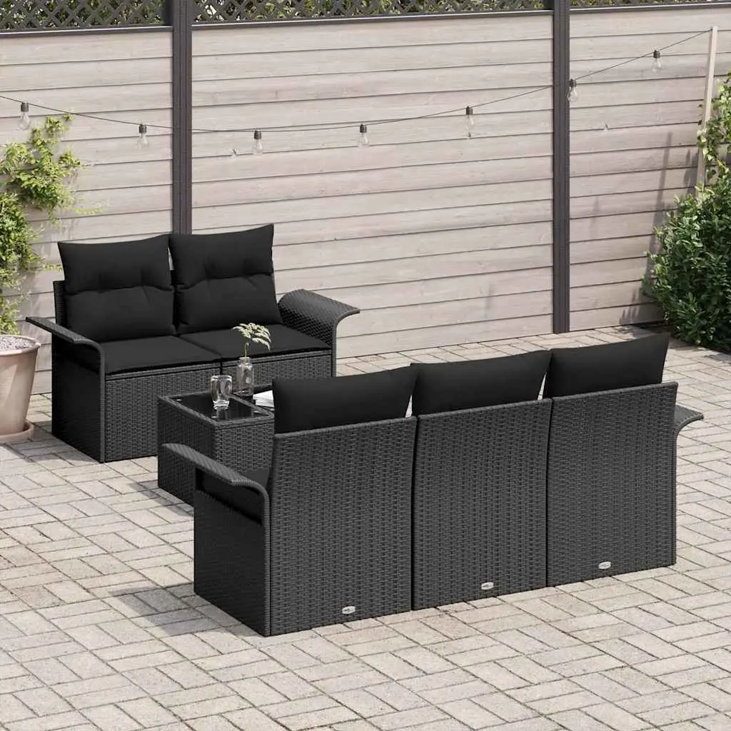 6 Piece Outdoor Garden Sofa Set