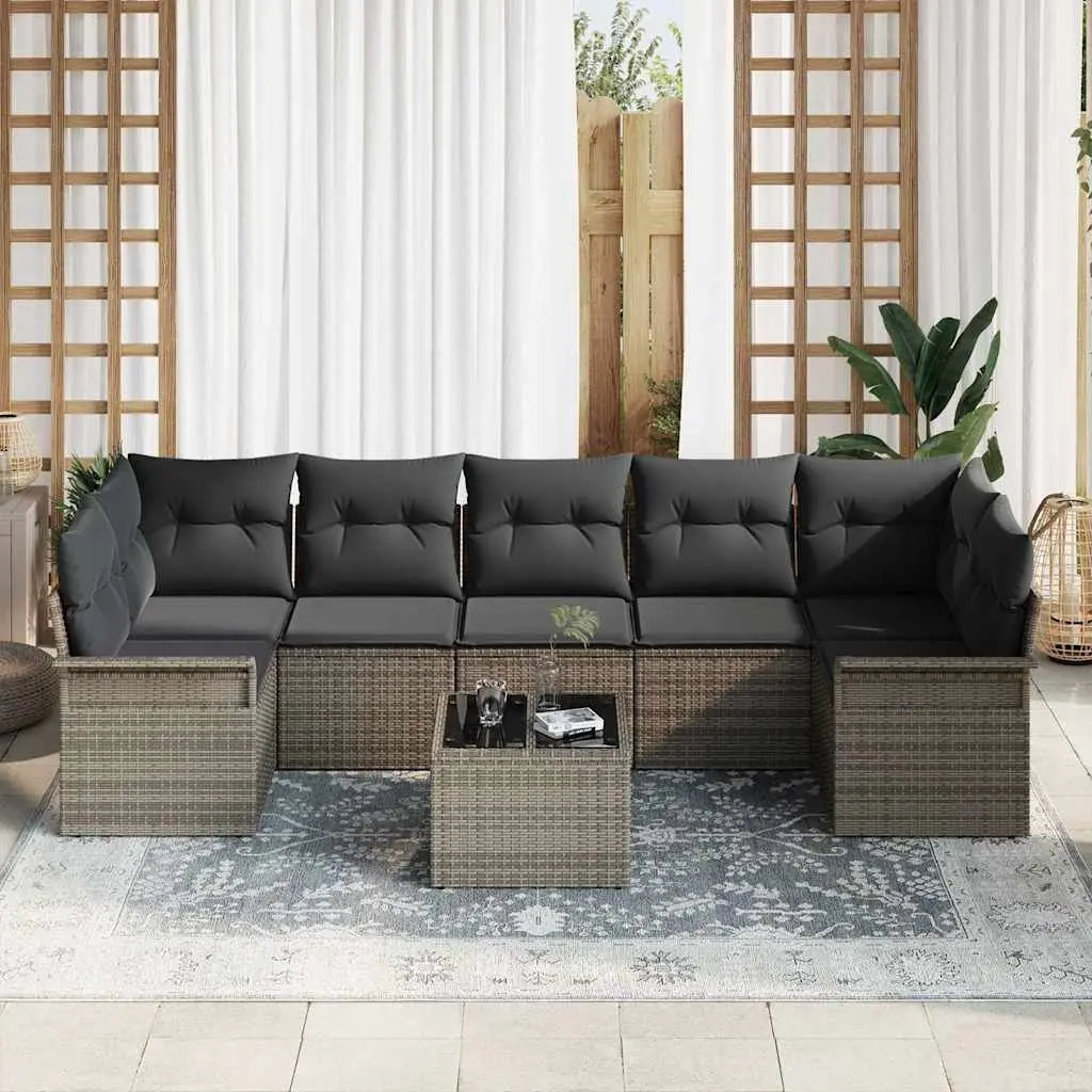 8-Piece Modular Garden Sofa Set