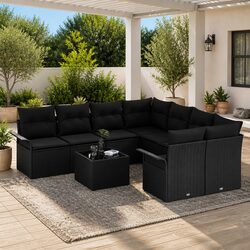 Specifications of 9-Piece Modular Garden Sofa Set