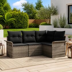Specifications of 4 Piece Outdoor Garden Sofa Set