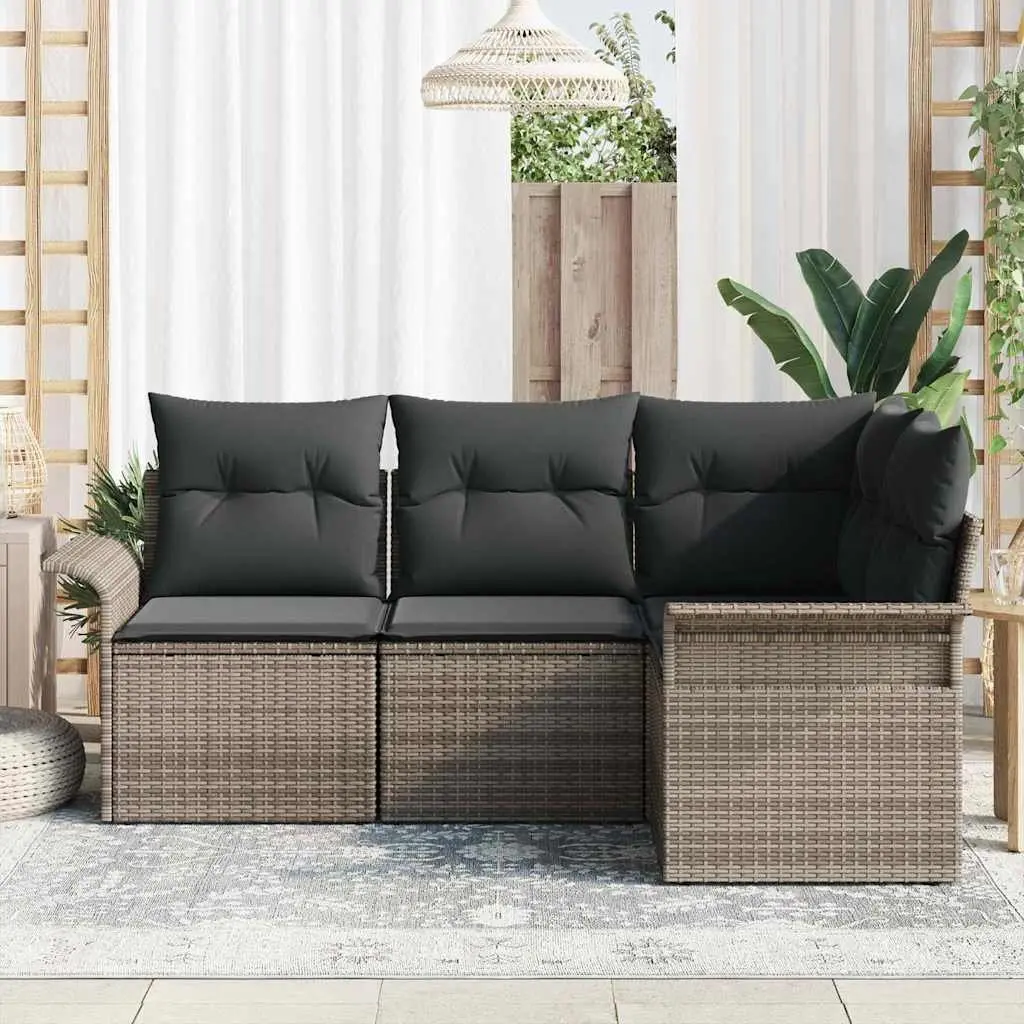 4 Piece Outdoor Garden Sofa Set
