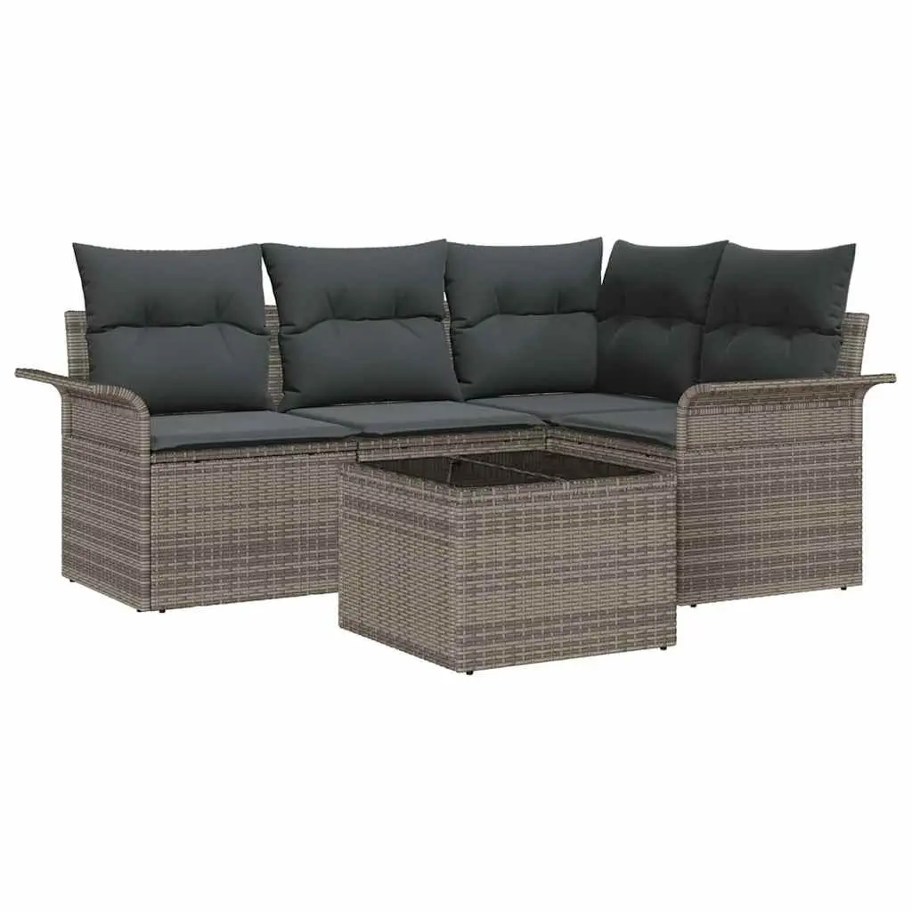 5 Piece Modular Garden Sofa Set